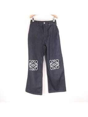 Loewe Anagram Baggy Pants M Cotton 100% Jeans Denim 38